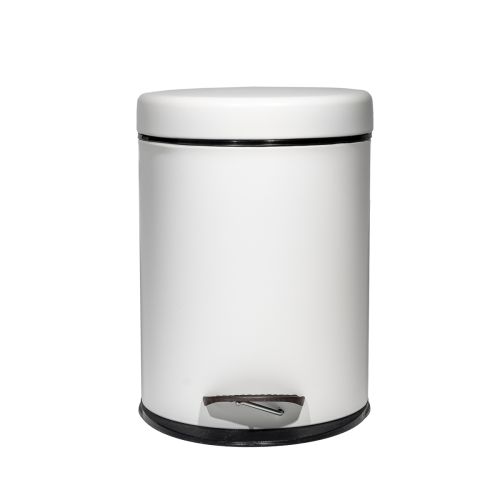 ΧΑΡΤΟΔΟΧΕΙΟ INOX ΛΕΥΚΟ ΜΑΤ SOFT CLOSE ΚΑΠΑΚΙ 6LT