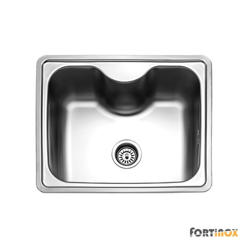 ΝΕΡΟΧΥΤΗΣ ΑΝΟΞΕΙΔΩΤΟΣ 22060 ARENA 60x50cm ΛΕΙΟΣ FORTINOX