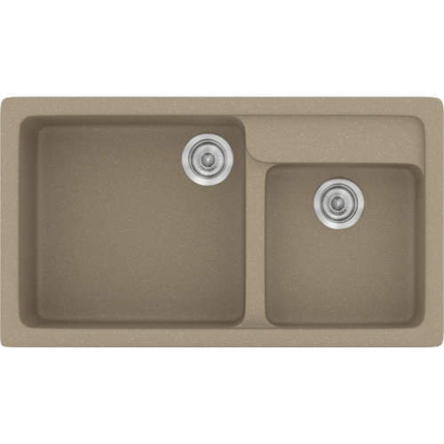 ΝΕΡΟΧΥΤΗΣ ΣΥΝΘΕΤΙΚΟΣ 90x51cm CLASSIC 317 GRANITE TAUPE SANITEC