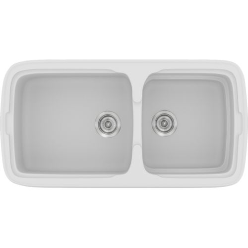 ΝΕΡΟΧΥΤΗΣ ΣΥΝΘΕΤΙΚΟΣ 96x51cm CLASSIC 305 WHITE SANITEC 