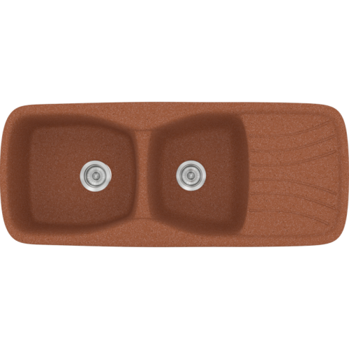 ΝΕΡΟΧΥΤΗΣ ΣΥΝΘΕΤΙΚΟΣ 120x51cm CLASSIC 311 GRANITE TERRACOTTA SANITEC 