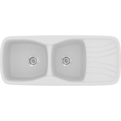 ΝΕΡΟΧΥΤΗΣ ΣΥΝΘΕΤΙΚΟΣ 120x51cm CLASSIC 311 WHITE SANITEC 