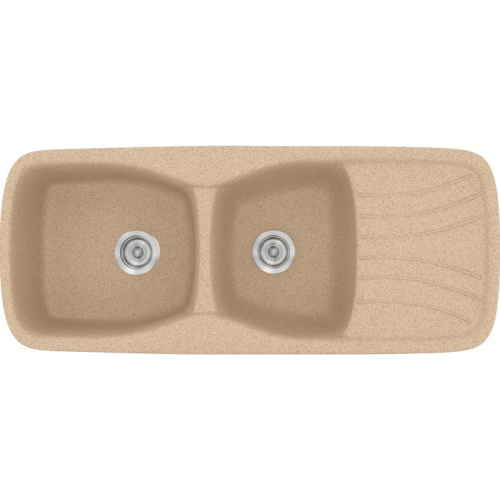 ΝΕΡΟΧΥΤΗΣ ΣΥΝΘΕΤΙΚΟΣ 120x51cm CLASSIC 311 GRANITE BEIGE SANITEC 