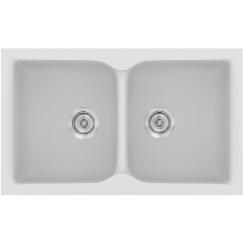 ΝΕΡΟΧΥΤΗΣ ΣΥΝΘΕΤΙΚΟΣ 81x50cm CLASSIC 322 WHITE SANITEC 