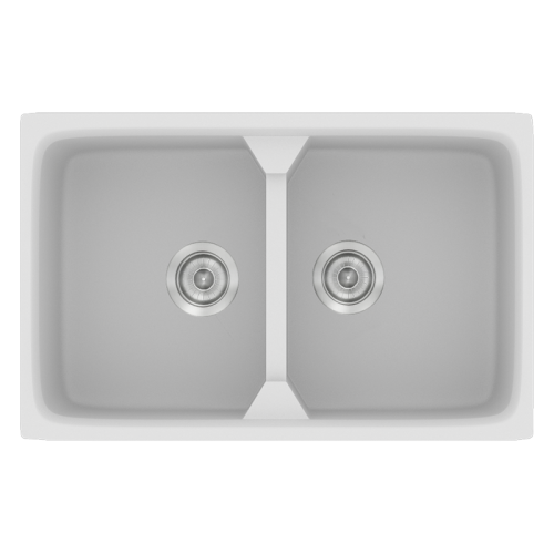 ΝΕΡΟΧΥΤΗΣ ΣΥΝΘΕΤΙΚΟΣ 78x51cm CLASSIC 318 WHITE SANITEC 