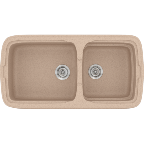 ΝΕΡΟΧΥΤΗΣ ΣΥΝΘΕΤΙΚΟΣ 96x51cm CLASSIC 305 GRANITE SAND SANITEC 