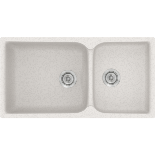 ΝΕΡΟΧΥΤΗΣ ΣΥΝΘΕΤΙΚΟΣ 92x51cm CLASSIC 307 METALLIC ICE SANITEC