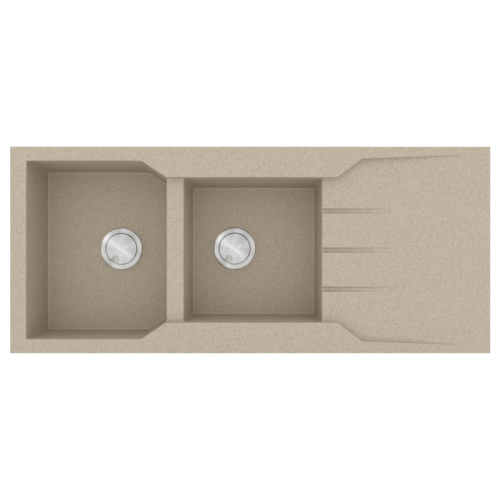 ΝΕΡΟΧΥΤΗΣ ΓΡΑΝΙΤΗ 116x50cm ULTRA GRANITE 801 2B 1D SABBIA SANITEC