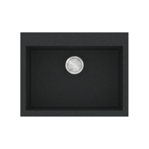 ΝΕΡΟΧΥΤΗΣ ΓΡΑΝΙΤΗ 60x50cm ULTRA GRANITE 809 1B GRAFITE SANITEC