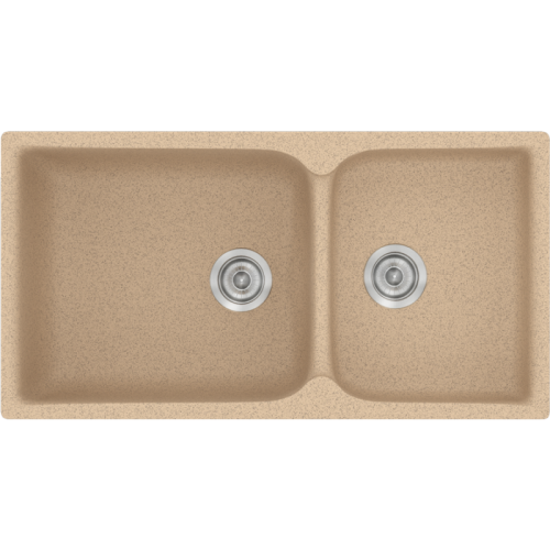 ΝΕΡΟΧΥΤΗΣ ΣΥΝΘΕΤΙΚΟΣ 92x51cm CLASSIC 307 GRANITE BEIGE SANITEC