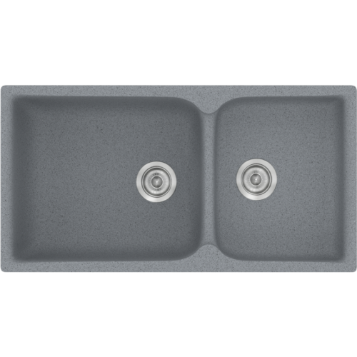 ΝΕΡΟΧΥΤΗΣ ΣΥΝΘΕΤΙΚΟΣ 92x51cm CLASSIC 307 METALLIC SILVER SANITEC