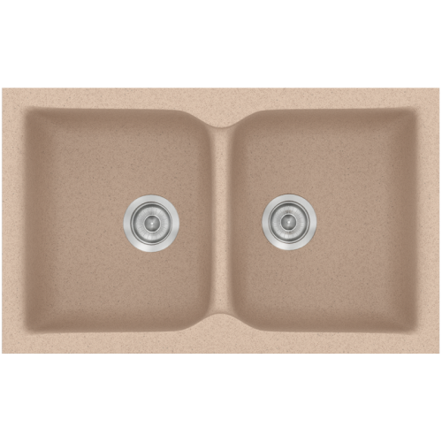 ΝΕΡΟΧΥΤΗΣ ΣΥΝΘΕΤΙΚΟΣ 81x50cm CLASSIC 322 GRANITE SAND SANITEC