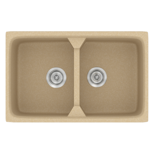 ΝΕΡΟΧΥΤΗΣ ΣΥΝΘΕΤΙΚΟΣ ΓΡΑΝΙΤΗΣ 78x51cm CLASSIC 318 GRANITE CAPPUCCINO SANITEC