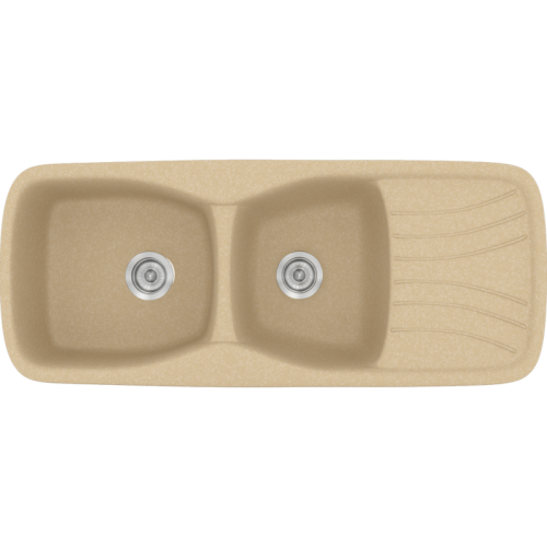 ΝΕΡΟΧΥΤΗΣ ΣΥΝΘΕΤΙΚΟΣ 120x51cm CLASSIC 311 GRANITE CAPPUCCINO SANITEC