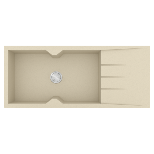 ΝΕΡΟΧΥΤΗΣ ΓΡΑΝΙΤΗ 116x50 ULTRA GRANITE 817 OCRA SANITEC