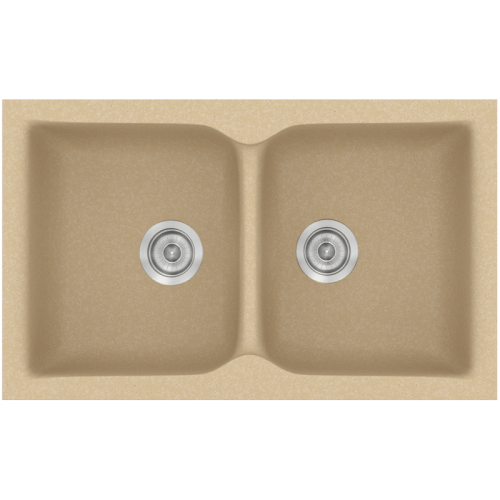 ΝΕΡΟΧΥΤΗΣ ΣΥΝΘΕΤΙΚΟΣ 81x50cm CLASSIC 322 GRANITE CAPPUCINO SANITEC 