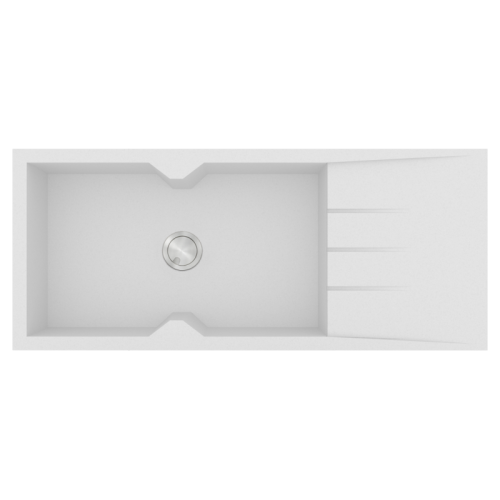 ΝΕΡΟΧΥΤΗΣ ΓΡΑΝΙΤΗ 116x50 ULTRA GRANITE 817 BIANCO SANITEC