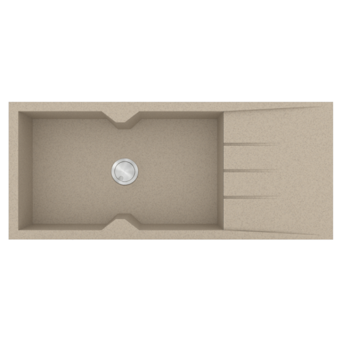 ΝΕΡΟΧΥΤΗΣ ΓΡΑΝΙΤΗ 116x50 ULTRA GRANITE 817 SABBIA SANITEC