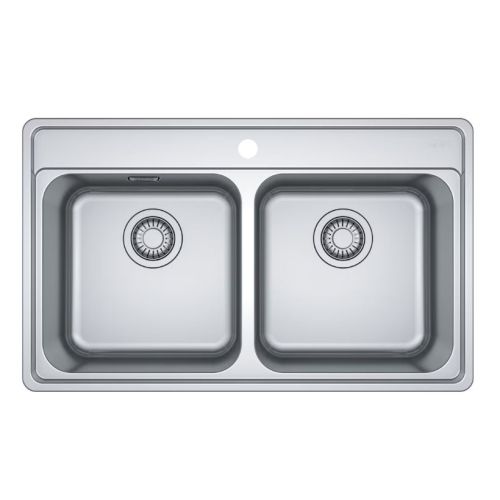 STAINLESS STEEL SINK BELL BCX 620 79x48cm SMOOTH FRANKE