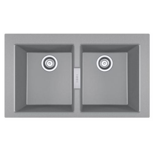 ΝΕΡΟΧΥΤΗΣ ΣΥΝΘΕΤΙΚΟΣ SIRIUS 2 620 86x50cm ΓΚΡΙ ΜΑΤ FRANKE