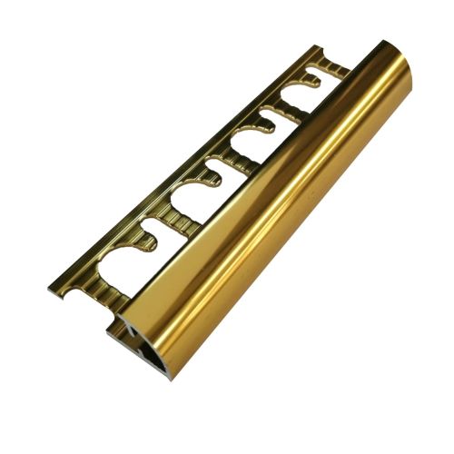 ΤΕΡΜΑ ΠΛΑΚΙΔΙΟΥ ΑΛΟΥΜΙΝΙΟΥ ΧΡΥΣΟ ΓΥΑΛΙΣΤΕΡΟ 8mm 2,7m