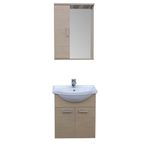 ΒΑΣΗ ΕΠΙΠΛΟΥ ΜΠΑΝΙΟΥ ΑΛ ΕΚΟ 55cm ΚΡΕΜΑΣΤΗ ΧΡΩΜΑ 399