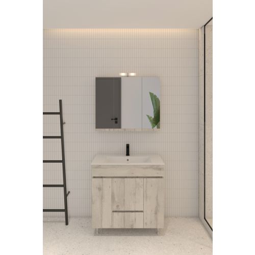 ΒΑΣΗ ΕΠΙΠΛΟΥ ΜΠΑΝΙΟΥ ΑΛ ΣΕΛΒΑ 90cm ΧΡΩΜΑ 521