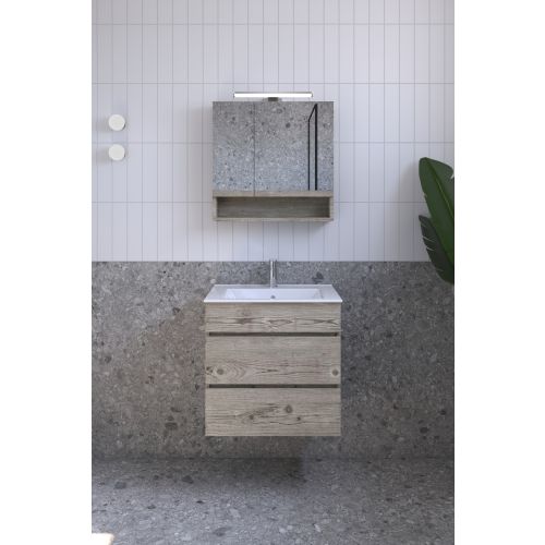 ΒΑΣΗ ΕΠΙΠΛΟΥ ΜΠΑΝΙΟΥ ΑΛ ΡΟΜΙΝΑ 60cm ΚΡΕΜΑΣΤΗ ΧΡΩΜΑ 910