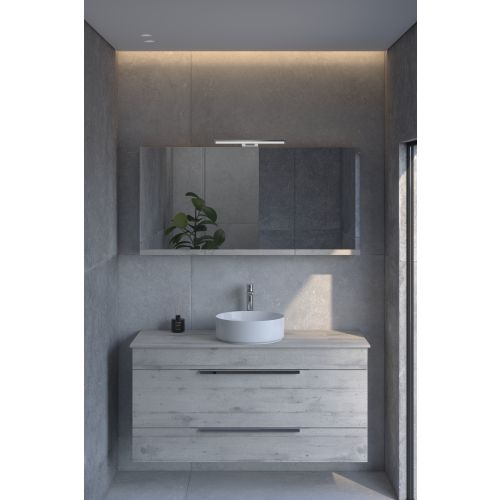 ΒΑΣΗ ΕΠΙΠΛΟΥ ΜΠΑΝΙΟΥ 120cm ΑΛ ΗΡΩ ΚΡΕΜΑΣΤΗ ΜΕ ΚΑΠΑΚΙ ΧΡΩΜΑ 521