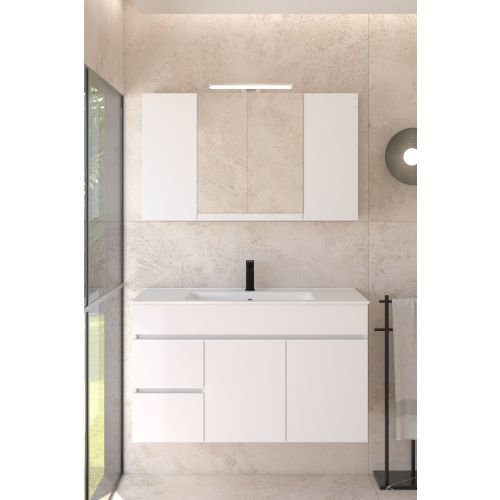 ΒΑΣΗ ΕΠΙΠΛΟΥ ΜΠΑΝΙΟΥ ΚΡΕΜΑΣΤΗ ΑΛ ΑΡΙΕΛΑ 100cm GLOSS ΧΡΩΜΑ 100