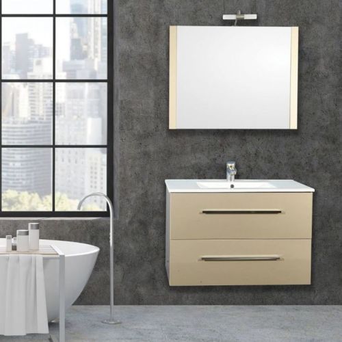 ΒΑΣΗ ΕΠΙΠΛΟΥ ΜΠΑΝΙΟΥ ΑΛ ΙΒΟΝΗ 100cm ΚΡΕΜΑΣΤΗ ΧΡΩΜΑ GLOSS 6046