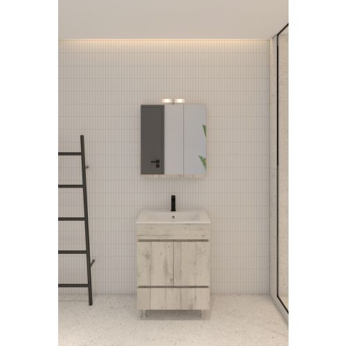 ΒΑΣΗ ΕΠΙΠΛΟΥ ΜΠΑΝΙΟΥ ΑΛ ΣΕΛΒΑ 60cm ΧΡΩΜΑ 521