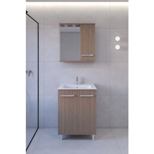 ΚΑΘΡΕΠΤΗΣ ΜΠΑΝΙΟΥ ΑΛ ΔΙΟΝΙ 60cm ΧΡΩΜΑ 718 ΔΕΞΙΟΣ ΜΕ ΣΠΟΤ