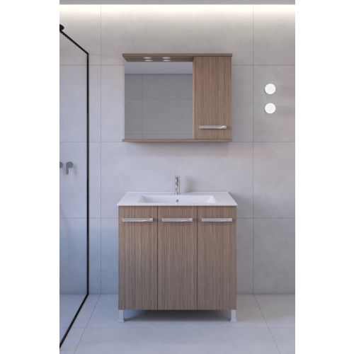 ΚΑΘΡΕΠΤΗΣ ΜΠΑΝΙΟΥ ΑΛ ΔΙΟΝΙ 80cm ΧΡΩΜΑ 718 ΔΕΞΙΟΣ ΜΕ ΣΠΟΤ