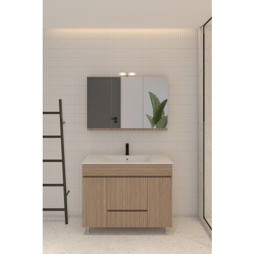 ΚΑΘΡΕΠΤΗΣ ΜΠΑΝΙΟΥ 90cm ΑΛ ΣΕΛΒΑ ΜΕ ΑΠΛΙΚΑ ΤΕΑΚ ΧΡΩΜΑ 718