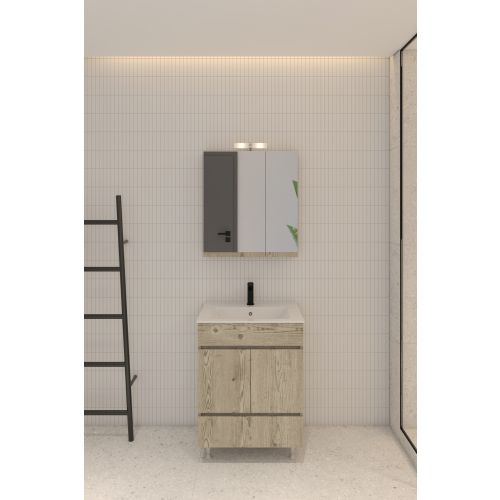 ΚΑΘΡΕΠΤΗΣ ΜΠΑΝΙΟΥ 70cm ΑΛ ΣΕΛΒΑ ΜΕ ΑΠΛΙΚΑ ΧΡΩΜΑ 910