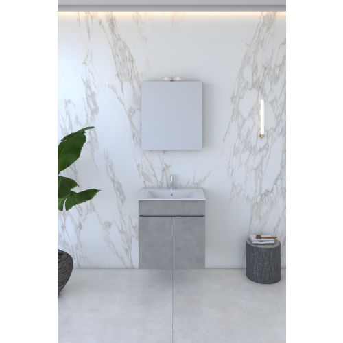 ΚΑΘΡΕΠΤΗΣ ΜΠΑΝΙΟΥ 60cm ΑΛ ΚΑΡΛΑ  ΜΕ ΑΠΛΙΚΑ  ΧΡΩΜΑ 523