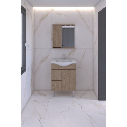 ΚΑΘΡΕΠΤΗΣ ΜΠΑΝΙΟΥ 65cm ΑΛ ΟΡΙΑΝΑ ΜΕ ΣΠΟΤ ΧΡΩΜΑ 331