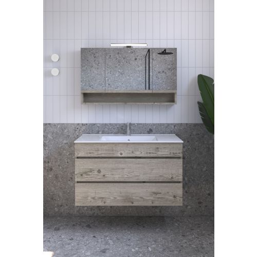 ΚΑΘΡΕΠΤΗΣ ΜΠΑΝΙΟΥ 100cm ΑΛ ΡΟΜΙΝΑ ΜΕ ΑΠΛΙΚΑ ΧΡΩΜΑ 910