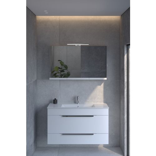 ΚΑΘΡΕΠΤΗΣ ΜΠΑΝΙΟΥ ΑΛ ΗΡΩ 100cm ΜΕ ΑΠΛΙΚΑ ΧΡΩΜΑ 100