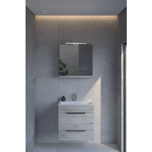 ΚΑΘΡΕΠΤΗΣ ΜΠΑΝΙΟΥ ΑΛ ΗΡΩ 60cm ΜΕ ΑΠΛΙΚΑ ΧΡΩΜΑ 521