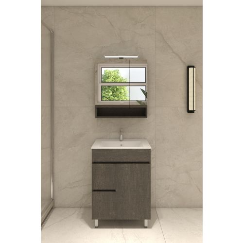 ΚΑΘΡΕΠΤΗΣ ΜΠΑΝΙΟΥ ΑΛ ΣΚΥΡΟΣ 60 ΧΡΩΜΑ 399 ΑΝΘΥΓΡΟ ΜΕ ΑΠΛΙΚΑ