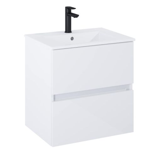 ΣΕΤ ΕΠΙΠΛΟ ΜΠΑΝΙΟΥ 2ΤΜΧ N-CUBE 55 ΛΕΥΚΟ ROCA