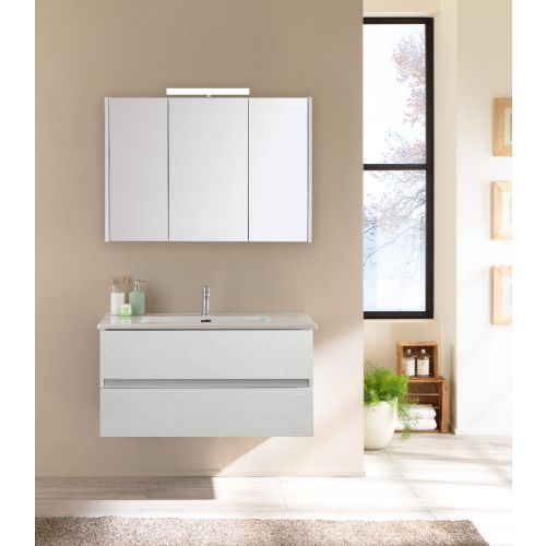 ΚΑΘΡΕΠΤΗΣ ΜΠΑΝΙΟΥ 100cm ΚΟΡΑ ΜΕ ΑΠΛΙΚΑ ΧΡΩΜΑ ΛΕΥΚΟ ΣΤΑΧΤΙ