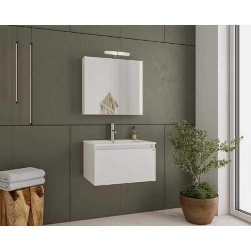 ΣΕΤ ΕΠΙΠΛΟΥ ΜΠΑΝΙΟΥ 3ΤΜΧ LIBERTY 75 ΛΕΥΚΟ DROP