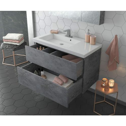 ΚΡΕΜΑΣΤΗ ΒΑΣΗ ΕΠΙΠΛΟΥ ΜΠΑΝΙΟΥ LUXUS 85 GRANITE DROP