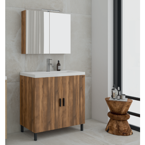 ΣΕΤ ΕΠΙΠΛΟΥ ΜΠΑΝΙΟΥ 3ΤΜΧ ROMA 80 AMBER BAROQUE OAK DROP