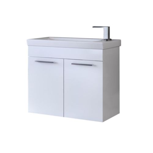 ΚΡΕΜΑΣΤΗ ΒΑΣΗ ΕΠΙΠΛΟΥ ΜΠΑΝΙΟΥ STATUS 60 ΛΕΥΚΗ DROP