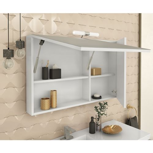 ΚΑΘΡΕΠΤΗΣ ΕΠΙΠΛΟΥ ΜΠΑΝΙΟΥ STATUS 90 ΛΕΥΚΟΣ DROP