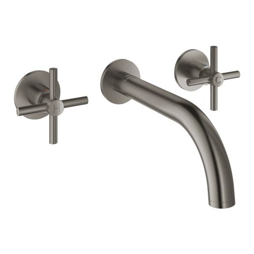 ATRIO BASIN MIXER WALL MOUNTED M-SIZE 20661AL0 BRUSHED HARD GRAPHITE  GROHE